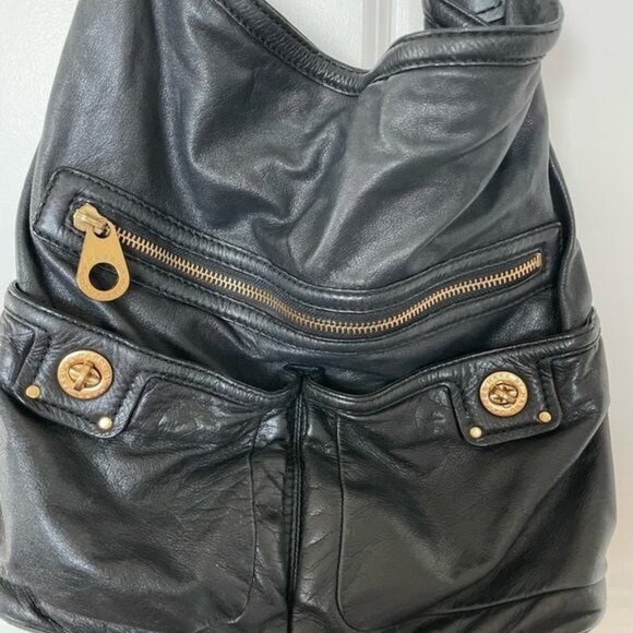 MARC BY MARC JACOBS Black Totally Turnlock Faridah Hobo Shoulder Bag - Picture 10 of 16